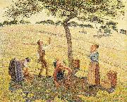 Camille Pissarro Apfelernte in Eragny USA oil painting artist